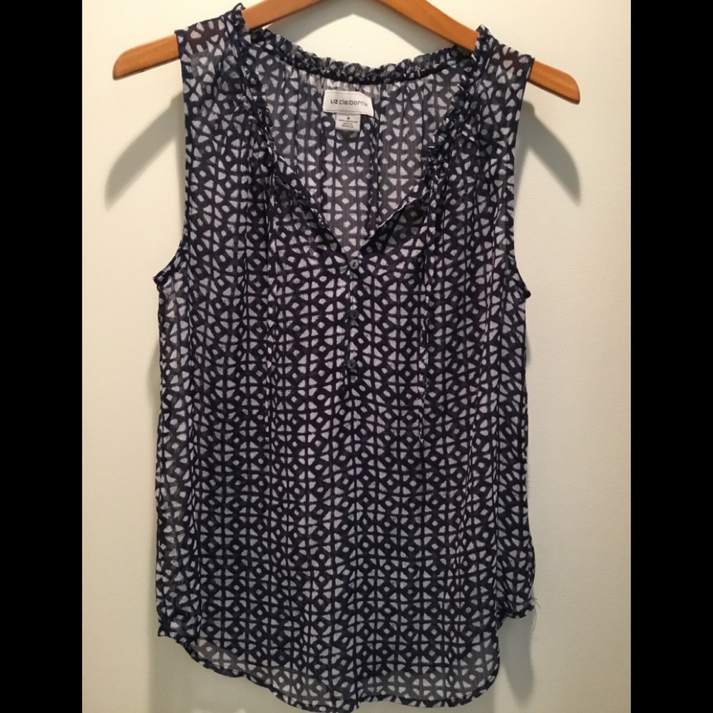 Liz Claiborne Print Tunic